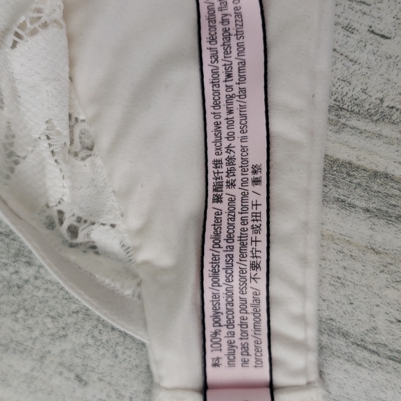 Victoria's Secret perfect shape cream with lace underwire bra Size 32DD - Picture 11 of 13